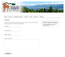 Waggin' Tails Ranch | Contact Page