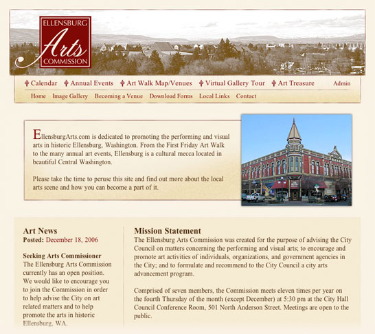 Ellensburg Arts Commission | Home Page